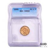 1899 $2.50 Gold Quarter Eagle ICG MS65