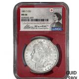 1881-S Morgan Silver Dollar NGC MS66
