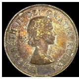 1960 Canada Silver 25 Cents CLOSELY UNCIRCULATED