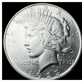 1923 Silver Peace Dollar CLOSELY UNCIRCULATED