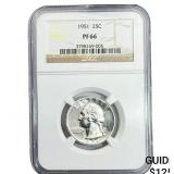 1951 Washington Silver Quarter NGC PF66