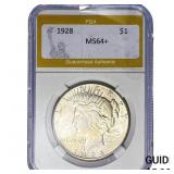 1928 Silver Peace Dollar PGA MS64+
