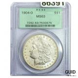 1904-O Morgan Silver Dollar PCGS MS63