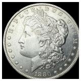 1880-S Silver Morgan Dollar CHOICE AU