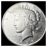 1925-S Silver Peace Dollar CLOSELY UNCIRCULATED