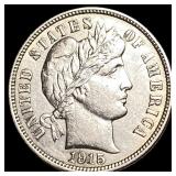 1915 Barber Dime CLOSELY UNCIRCULATED