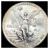 1985 Mexico Silver 1 Onza Libertad CHOICE BU