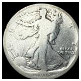 1916-S Silver Walking Liberty Half Dollar NICELY C