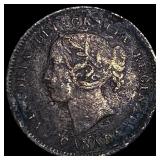 1898 Canada Silver 5 Cents NEARLY UNCIRCULATED