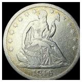 1846-O Silver Half Dollar LIGHTLY CIRCULATED