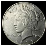 1934 Peace Silver Dollar CLOSELY UNCIRCULATED