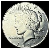 1935 Silver Peace Dollar CLOSELY UNCIRCULATED