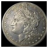 1887-S Silver Morgan Dollar NEARLY UNCIRCULATED