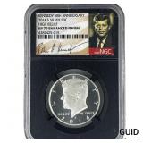 2014-S Kennedy Half Dollar NGC SP70 High Relief