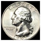 1941 Silver Washington Quarter UNCIRCULATED