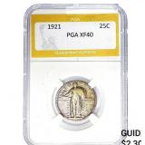 1921 Standing Liberty Quarter PGA XF40