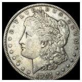 1901 Morgan Silver Dollar NEARLY UNCIRCULATED