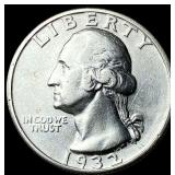 1932-D Silver Washington Quarter UNCIRCULATED
