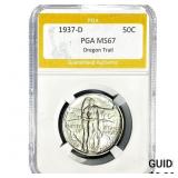 1932-D Oregon Trail Half Dollar PGA MS67