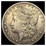 1892-S Silver Morgan Dollar ABOUT UNCIRCULATED