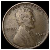 1924-D Lincoln Wheat Cent NEARLY UNCIRCULATED