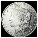 1886 Silver Morgan Dollar CLOSELY UNCIRCULATED