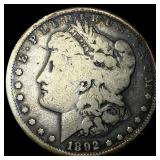 1892-S Silver Morgan Dollar NICELY CIRCULATED