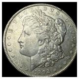 1892-CC Silver Morgan Dollar NEARLY UNCIRCULATED