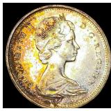 Canada Silver 25 Cents CLOSELY UNCIRCULATED