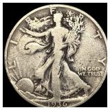 1936 Silver Walking Liberty Half Dollar NICELY CIR