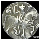 India Rajput 700-1000  Silver Jital NEARLY UNCIRC