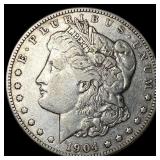 1904-S Silver Morgan Dollar NEARLY UNCIRCULATED