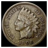 1908-S Indian Head Cent LIGHTLY CIRCULATED