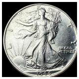1944 Walking Liberty Half Dollar CLOSELY UNCIRCULA
