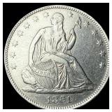 1861-O Silver Half Dollar CLOSELY UNCIRCULATED