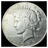 1935 Silver Peace Dollar CLOSELY UNCIRCULATED