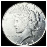 1925-S Silver Peace Dollar CLOSELY UNCIRCULATED