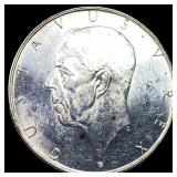1938 Sweden Silver 2 Kroner UNCIRCULATED