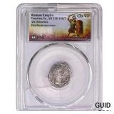 Roman Empire Faustina Sr. 138-141 AD Silver Denar