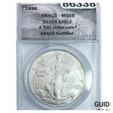 1996 Silver Eagle ANACS MS69