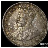 1935 Straits Settlement 20 Cent Piece UNCIRCULATED