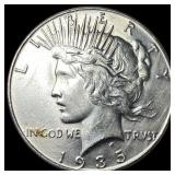 1935 Silver Peace Dollar CLOSELY UNCIRCULATED
