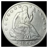 1855-O Silver Half Dollar CHOICE BU