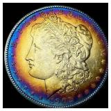 1902-O TONED Silver Morgan Dollar UNCIRCULATED