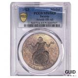 1923 Saxony Bronze Medal PCGS SP65 RB