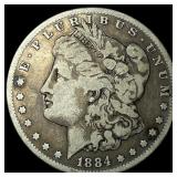 1884-S Silver Morgan Dollar LIGHTLY CIRCULATED