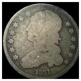 1831 Capped Bust Quarter NICELY CIRCULATED
