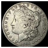 1904-S Silver Morgan Dollar ABOUT UNCIRCULATED