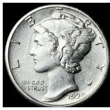 1929-S Silver Mercury Dime CLOSELY UNCIRCULATED