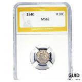 1840 Seated Liberty Half Dime PGA MS62